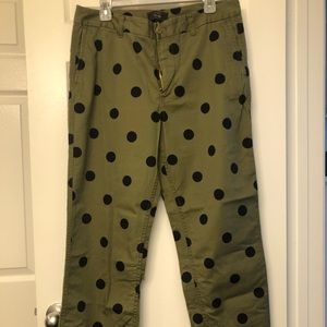 J. Crew Women’s polka dot Chinos